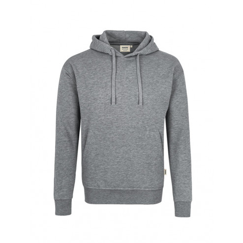 Hakro Kapuzen Sweatshirt Premium in grau meliert - Werbemittel