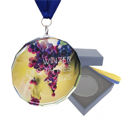 Glas Medaille Emilia