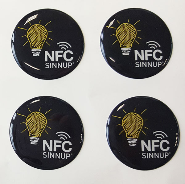 NFC Visdome® 3D-Aufkleber