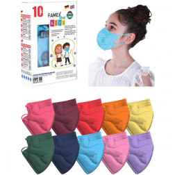 FFP2 Kinderschutzmaske färbig