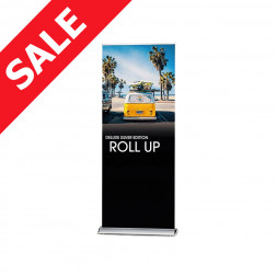 Rollup Deluxe Silber 85x200 - AKTION