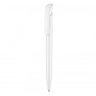 Kugelschreiber Clear in weiß / weiß - Ritter Pen - werbemittel.at