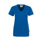 Hakro Damen V-Shirt Classic in royalblau - Werbemittel