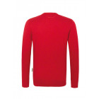 Hakro V-Pullover Premium Cotton in rot Rückenansicht - Werbemittel
