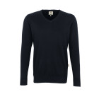 Hakro V-Pullover Premium Cotton in schwarz - Werbemittel