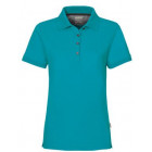 Hakro Damen Poloshirt Cotton Tec in smaragd - Werbemittel