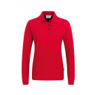 Hakro Damen Longsleeve Poloshirt Performance in rot - Hakro Werbemittel