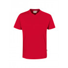 Hakro Herren V-Shirt Classic in rot - Hakro Werbemittel
