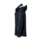 Hakro Damen-Active-Jacke Fernie in schwarz Seitenansicht links - Werbemittel
