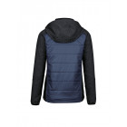Hakro Damen-Hybridjacke Maryland in tinte Rückenansicht - Werbemittel