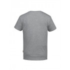 Hakro Herren V-Shirt Stretch in grau-meliert Rückenansicht - Werbemittel