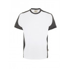 Hakro Herren T-Shirt Contrast Performance in weiss-anthrazit - Werbemittel