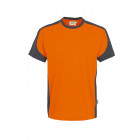 Hakro Herren T-Shirt Contrast Performance in orange-anthrazit - Werbemittel