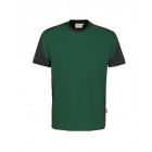 Hakro Herren T-Shirt Contrast Performance in tanne-anthrazit - Werbemittel