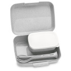 Lunchbox-Set Candy in grau - werbemittel.at