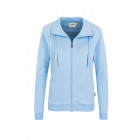 Hakro Damen Sweatjacke College in eisblau - Werbemittel