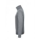Hakro Zip-Sweatshirt Premium in grau-meliert Seitenansicht links - Werbemittel