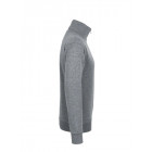 Hakro Zip-Sweatshirt Premium in grau-meliert Seitenansicht rechts - Werbemittel