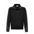 Hakro Sweatjacke Contrast Performance in schwarz/anthrazit - Werbemittel