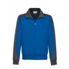 Hakro Sweatjacke Contrast Performance in royalblau/anthrazit - Werbemittel