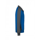 Hakro Sweatjacke Contrast Performance in royalblau/anthrazit Seitenansicht rechts - Werbemittel