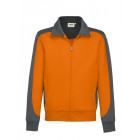 Hakro Sweatjacke Contrast Performance in orange/anthrazit - Werbemittel