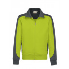 Hakro Sweatjacke Contrast Performance in kiwi/anthrazit - Werbemittel