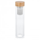 Glasflasche mit Teesieb Sledge - Reflects - werbemittel.at
