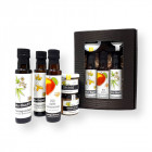 5er Goodies Geschenkset mit Essig, Öl und Senf - Farmgoodies - Werbemittel