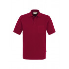 Hakro Pocket-Poloshirt Top in weinrot - Werbemittel