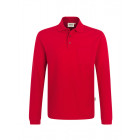 Hakro Herren Longsleeve Pocket Poloshirt in rot  - Werbemittel