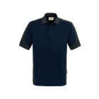 Hakro Herren Poloshirt Contrast Performance in tinte/anthrazit - Werbemittel