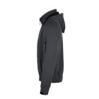Hakro Herren Softshelljacke Ontario in anthrazit Seitenansicht links - Werbemittel