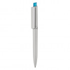 Kugelschreiber Crest Recycled in caribic-blau - Ritter Pen - werbemittel.at