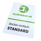 Aufkleber, Sticker, Etiketten ohne Laminat