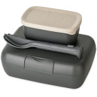 Lunchbox-Set Candy in ash grau - werbemittel.at