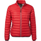 Damen Daunen Jacke in rot-silber - James & Nichsolson - Werbemittel