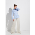 Damen Langarm Bluse Slim Fit Modellansicht - Eterna - Werbetextilien, Werbemittel
