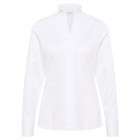 Damen Langarm Bluse Tailliert in weiß - Eterna - Werbemittel