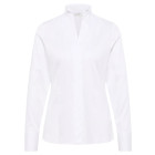 Damen Langarm Bluse Tailliert in weiß - Eterna - Werbemittel