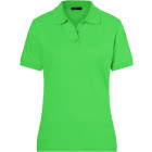 Damen Piqué Polo in limegrün - James & Nicholson - werbemittel.at