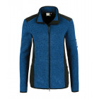 Hakro Damen Strickfleecejacke Churchill in royalblau meliert - Werbemittel