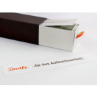 Dankebox mit individueller Grußkarte mit Text und Logo - Dankebox - Werbemittel