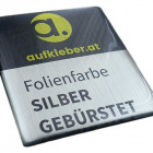 Folienfarbe silber gebürstet - Premium Domingaufkleber