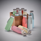 Edelstahlflasche Arkansas Farbauswahl - AODACi - Werbemittel