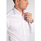 Herren Premium Langarmhemd 1863 in weiß Modellansicht - Slim Fit - Eterna - Werbetextilien, Werbemittel