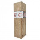 Holz Glas CUBEX Kundenbeispiel mit Veredelung auf 2 Seiten - Awards