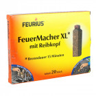 Grillanzünder Feurius - Spezialanzünder mit langer Brenndauer für Ofen und Kamin - Ansicht Anzünder - ebets - Werbemittel