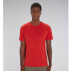 Herren T-Shirt Creator Bio Baumwolle in rot - Ansicht am Modell - Stanley Stella - Werbemittel