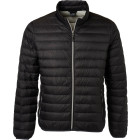 Herren Daunenjacke in schwarz - mit Logostickerei - James & Nicholson - Werbemittel